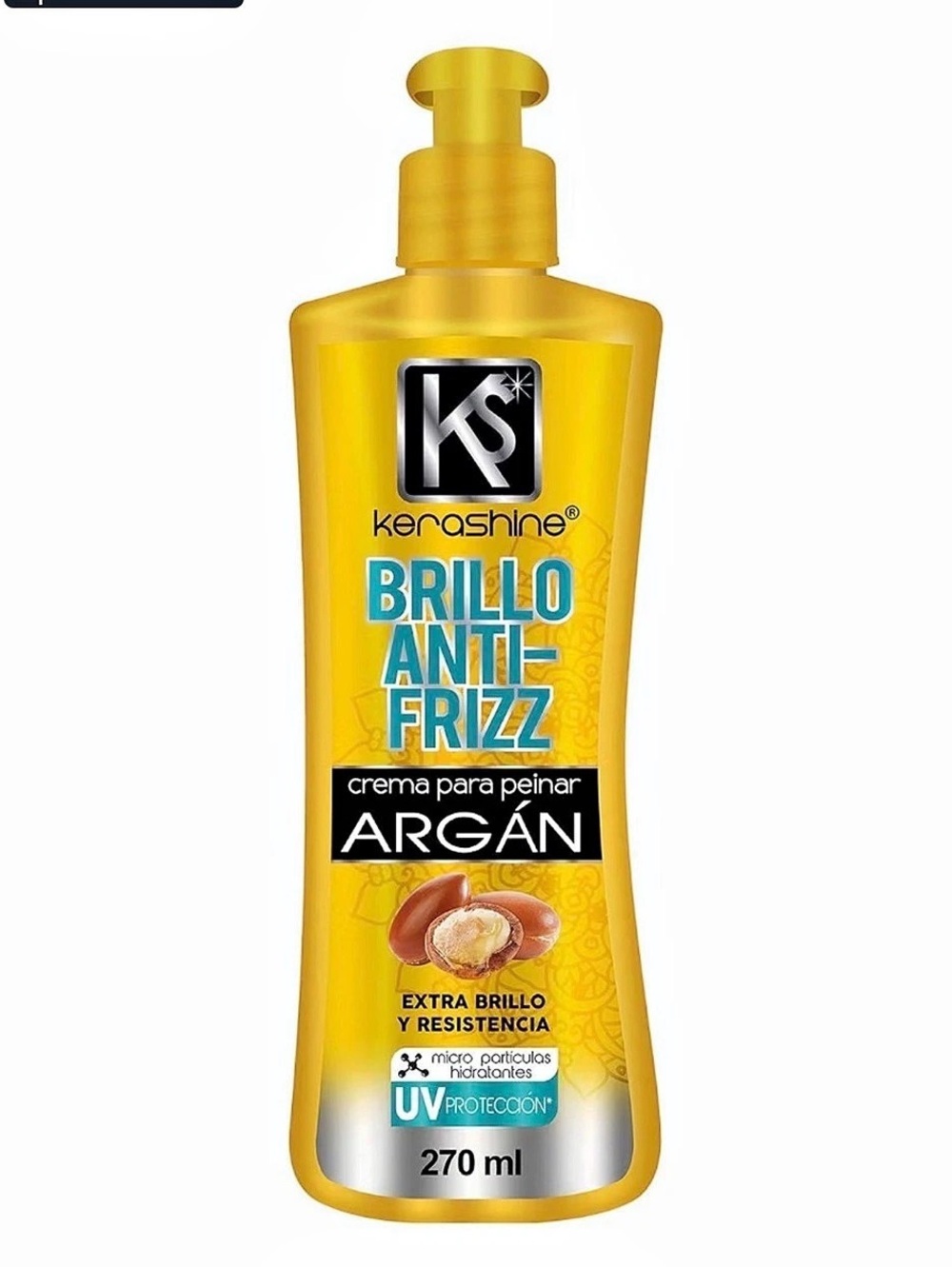 Kerashine Styling Argan Cream anti-frizz CREMA PEINAR ARGAN BRILLO UV Protection